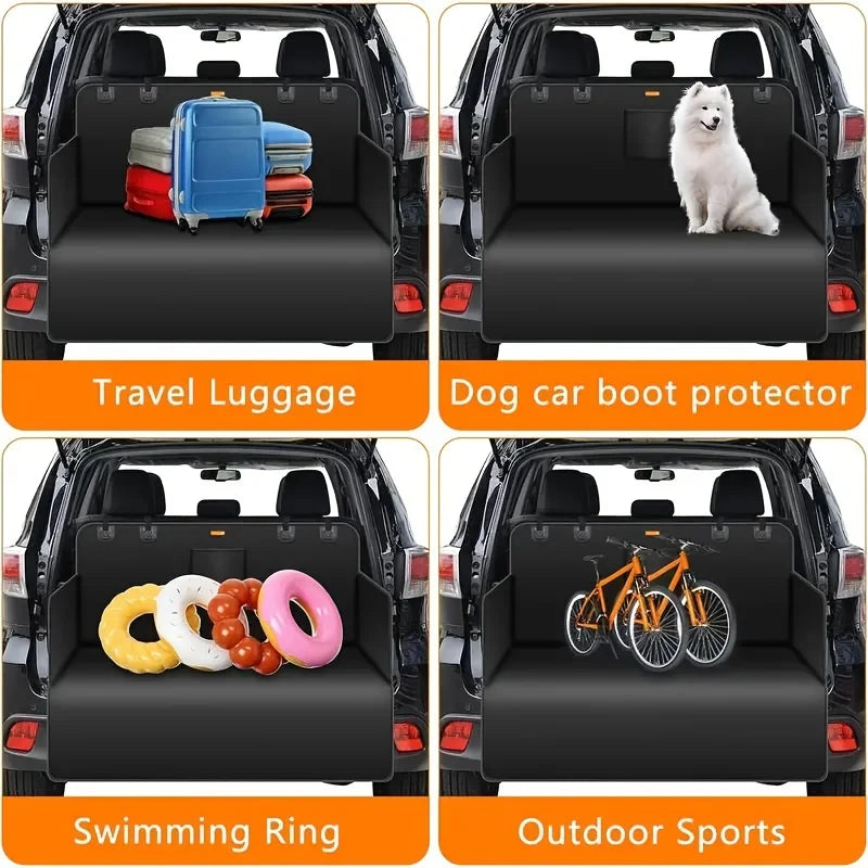 Tapis de bagage lavable pour chien, doublure de coffre de voiture, protecteur antidérapant, imperméable, couverture de chargement pour animaux de compagnie, résistant aux rayures pour petits camions