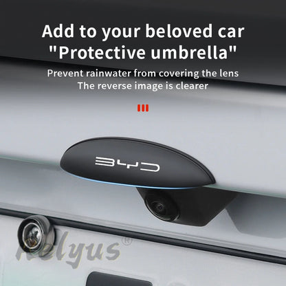 Caméra arrière de recul pour voiture, housse de pluie ABS anti-pluie pour BYD Atto 3 chansons F0 Qin Pro G3 I Han Tang EV F3 E6 Dmi Yuan Song Plus