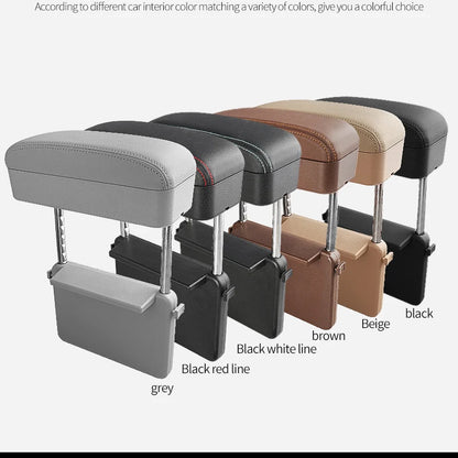Adjustable Height Center Console Storage Organizer Lifting Mechanism Clamp Design Seat Side Storage Box Multi-functional Storage