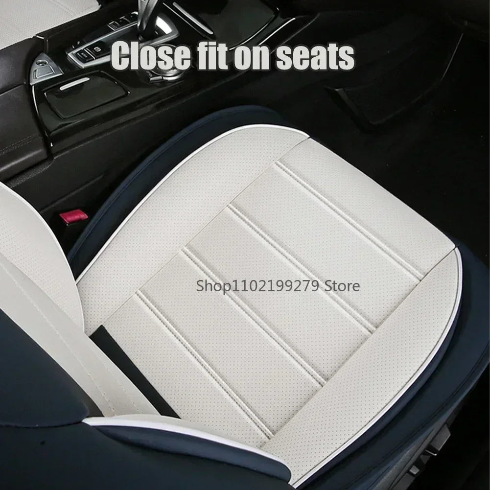 Ensemble complet de housses de siège de voiture en cuir PU, protection de banc fendue avant et arrière, quatre saisons universelles, adaptées à la plupart des accessoires de voiture SUV