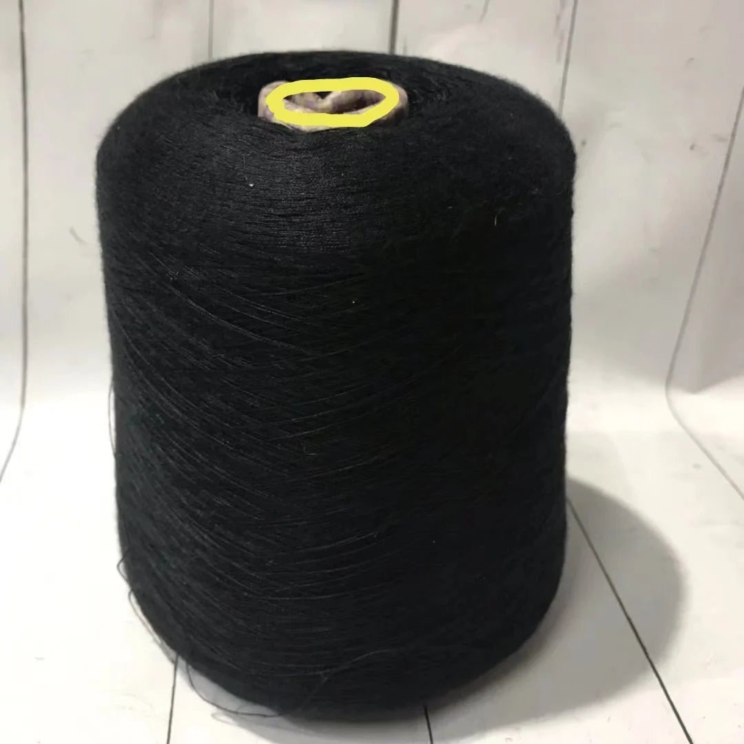 Fil de coton mercerisé 100% fin, 500g, pour tricoter à la main, vêtements au Crochet, sac à chaussettes, bricolage, fil pour bébé de haute qualité, doux pour la peau