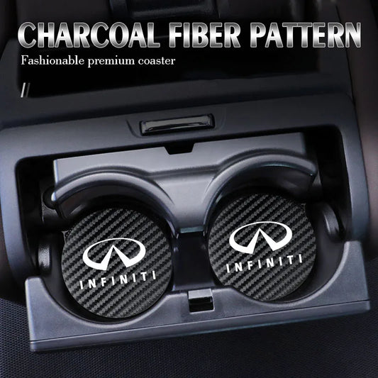 Porte-gobelet de voiture, dessous de verre, tapis de rangement de tasse, accessoires pour Infiniti Q50 G37 FX30 FX35 Q60 QX50 M37 ESQ JX35 QX70 Q30 FX50