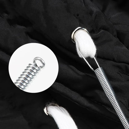 Enfile-cordon à ressort pliable, Clip pour pantalons, sweat à capuche, bande élastique, cordon en dentelle, fil à cordon Flexible, accessoires de couture, bricolage
