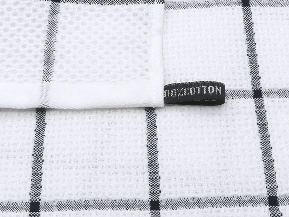Chiffons de cuisine en coton à carreaux, chiffons de cuisine, essuie-mains, débarbouillettes super douces et absorbantes, 12x12in, 6 paquets