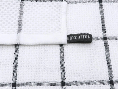 Chiffons de cuisine en coton à carreaux, chiffons de cuisine, essuie-mains, débarbouillettes super douces et absorbantes, 12x12in, 6 paquets