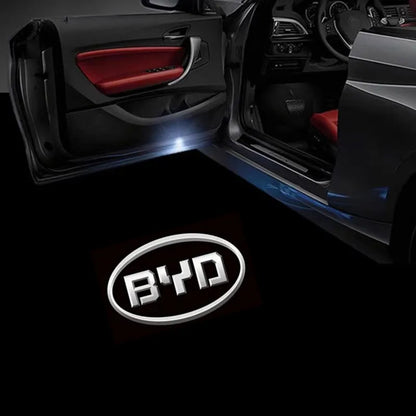 Projecteur Laser LED pour porte de voiture, 2 pièces, lampes d'ambiance fantôme de bienvenue, accessoires pour BYD EV Han DM Song PLUS Qin PRO Seal EA1 ATTO3