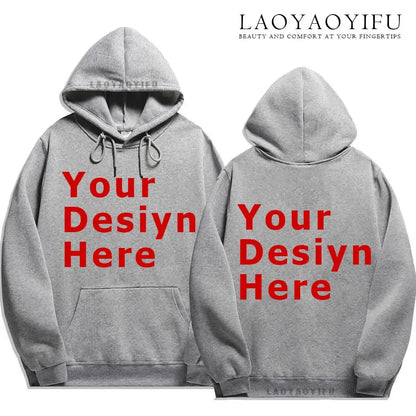 Chemises de ville ajoutez votre propre conception de texte personnalisé personnalisé avant et arrière sweat à capuche fête d'anniversaire personnalisation vêtements