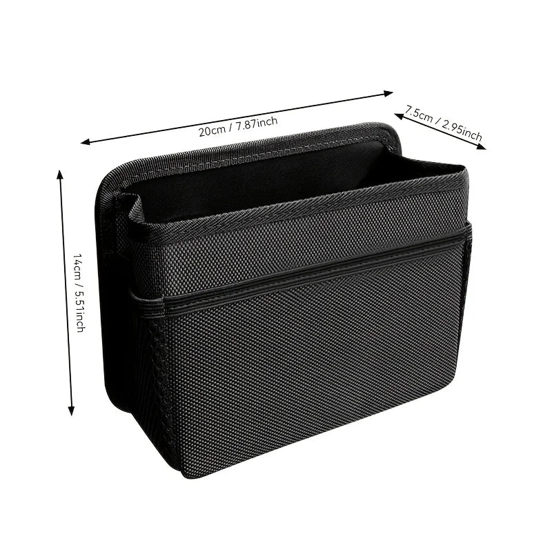 Boîte de rangement suspendue latérale de porte, poubelle de voiture, boîte de rangement de siège de voiture, sac de rangement arrière de voiture, accessoires de produits d'intérieur de voiture