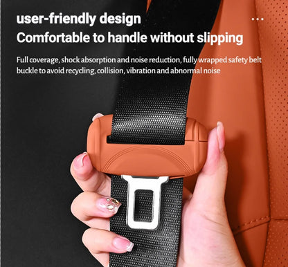 Housse de protection universelle pour prise de ceinture de sécurité de voiture, en Silicone, anti-rayures, étui de protection pour bouton