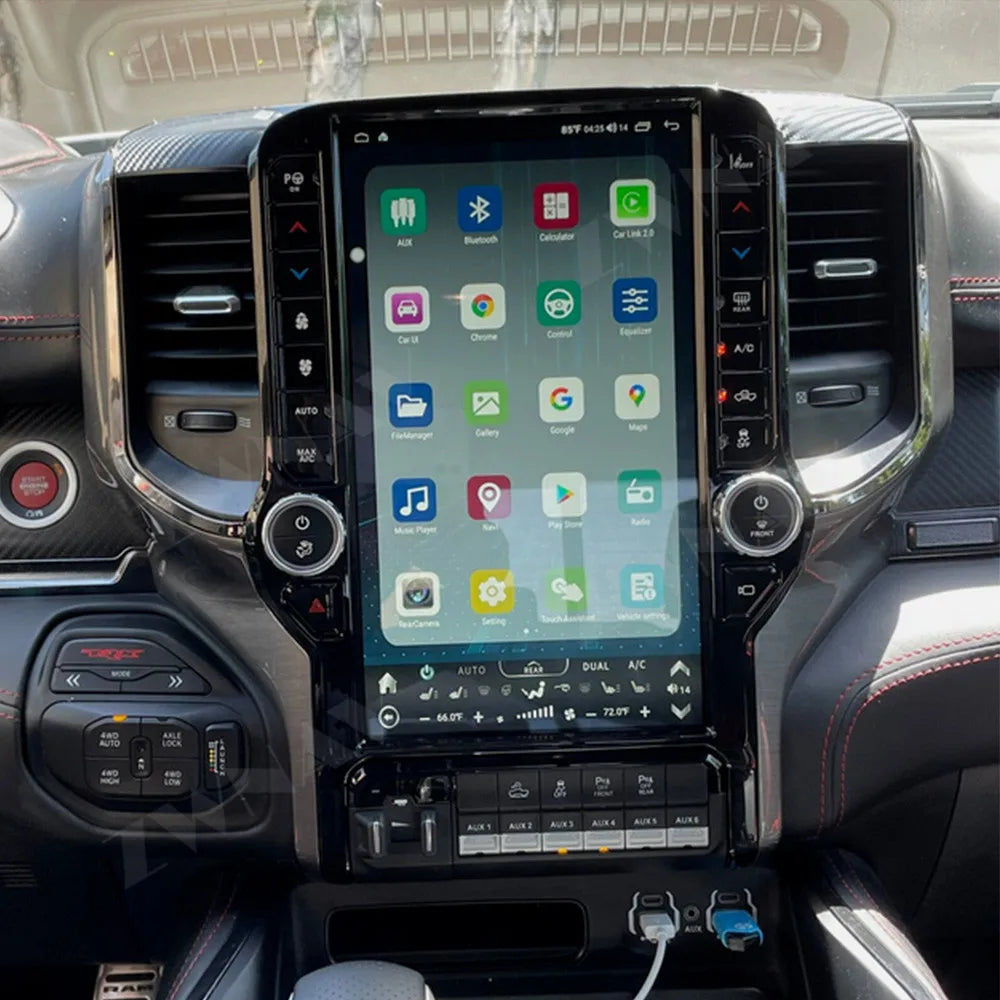 Autoradio Android 14 Carplay, écran tactile HD 13.6 pouces, pour Dodge Ram 1500 2500 2019 – 2021, Navigation GPS, lecteur multimédia de voiture