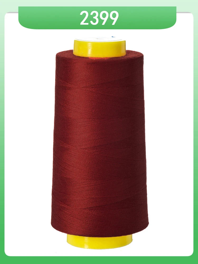 Fil à coudre ultra-fin 602-fil en polyester semblable à la soie à grande vitesse 60s/2 5000m, pour machine à broder et travaux d'aiguille délicats