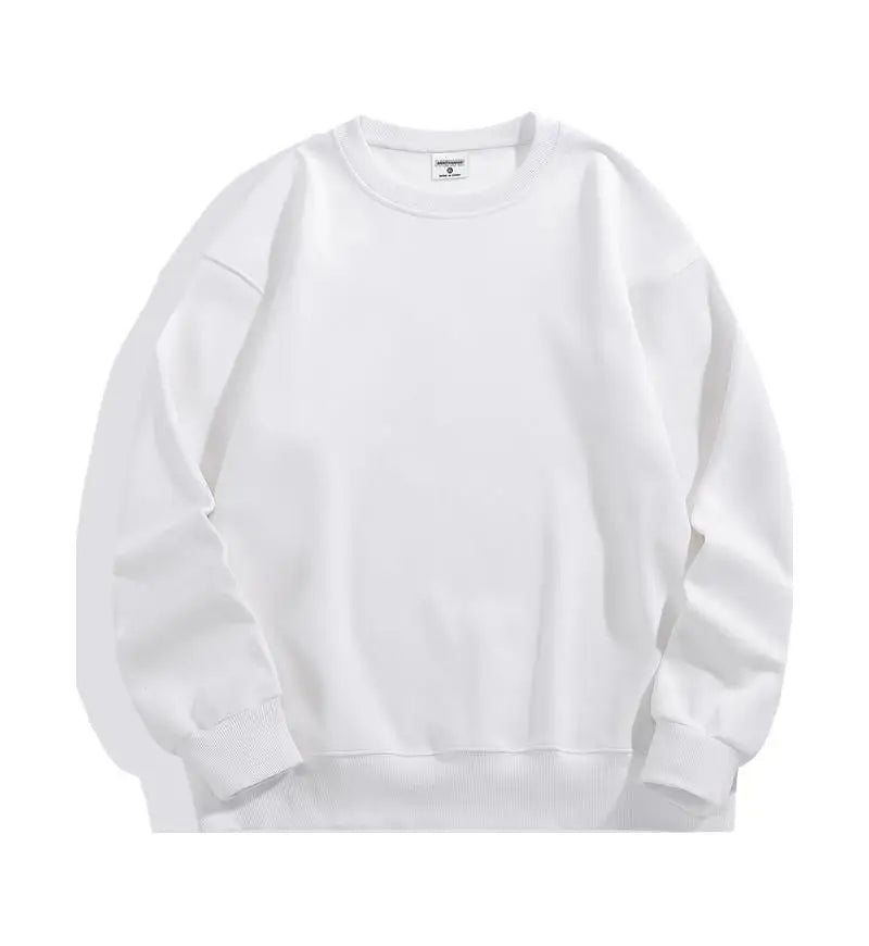 Bricolage Logo personnalisé 500GSM poids lourd hommes sweats à capuche nouveau automne hiver épais coton hommes haut couleur unie sweat à capuche pull