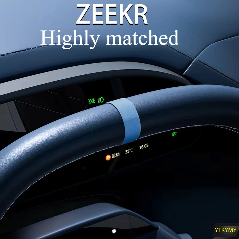 Pour ZEEKR 001/009/7X volant retour à positif étiquette Ultra-mince daim anti-rayures garniture accessoires voiture accessoires