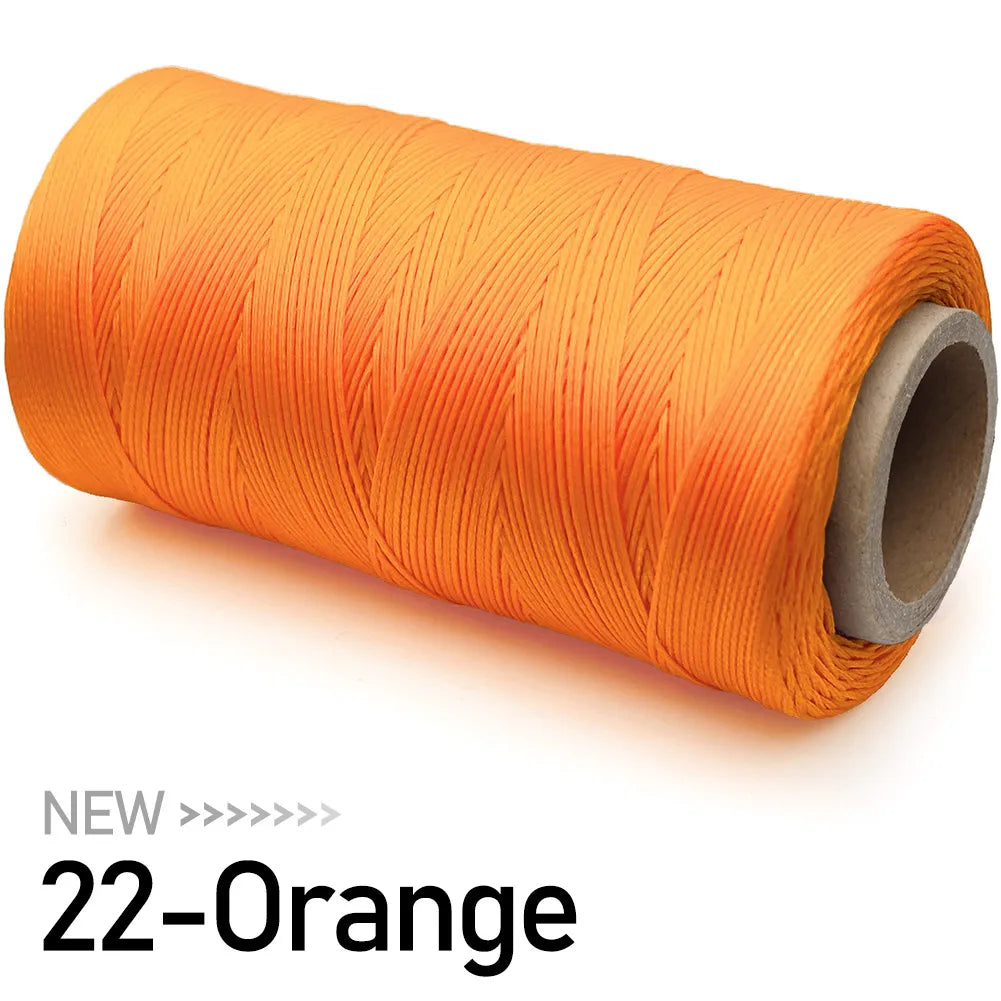 Grand rouleau de fil ciré pour couture du cuir, 0.8mm, 270M, pour la couture à la main, bricolage et matériel de reliure, accessoires, corde tissée 150D