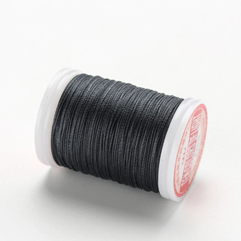 hilo elástico costura fil ciré accessoires cuir artisanat fil à coudre fil ciré rond cordon en Polyester cordon enduit de cire cordes