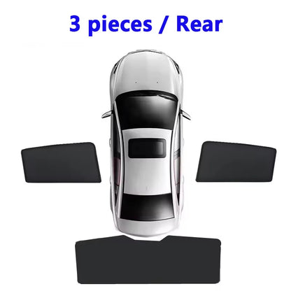Pare-soleil magnétique en maille pour fenêtre Lynk Co 09 2021 ~ 2025 Nordcross 001, rideau de confidentialité, couverture d'ombre, accessoires automobiles