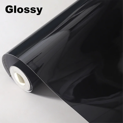 Film de carrosserie de voiture en Fiber de carbone, autocollant en vinyle noir, Film de protection mat et brillant pour moto 6D 5D 4D 3D, feuille de couverture de véhicule