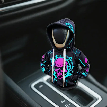 Couvercle universel de levier de changement de vitesse de voiture, couverture de sweat-shirt pour pommeau de levier de vitesse automobile, accessoires d'intérieur à capuche