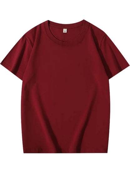 T-shirt personnalisé gratuit impression Logo Image vêtements de travail bricolage haut à manches courtes 100% coton entreprise broderie équipe Culture chemise