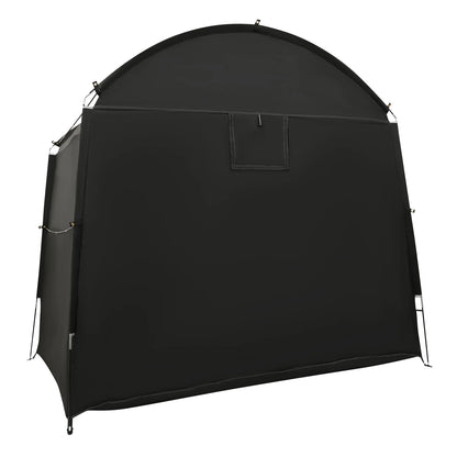 Abri de rangement de vélo pour 1-4 vélos, tente d'abri de vélo Portable et étanche 220x150x185cm, couverture de pare-soleil pliable en tissu Oxford 210D