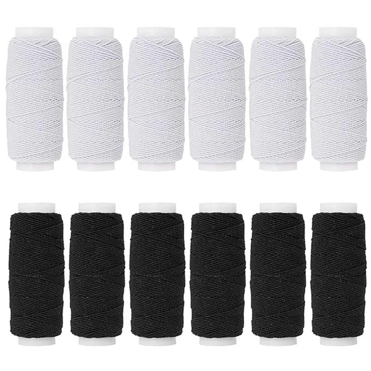 Cordon artisanal élastique de sertissage de 0.75mm, 20m de chaque bobine, fil élastique de sertissage pour la couture, cordon artisanal de tricot matelassé, perles de bricolage