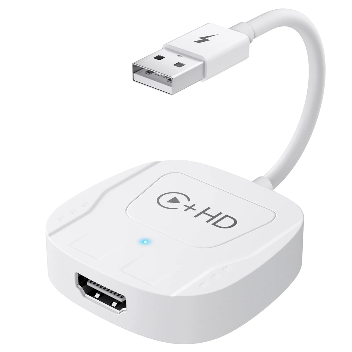 Adaptateur sans fil Carplay avec Youtube/Netflix/Tiktok, Dongle USB Carplay sans fil pour Carplay filaire en usine vers sans fil