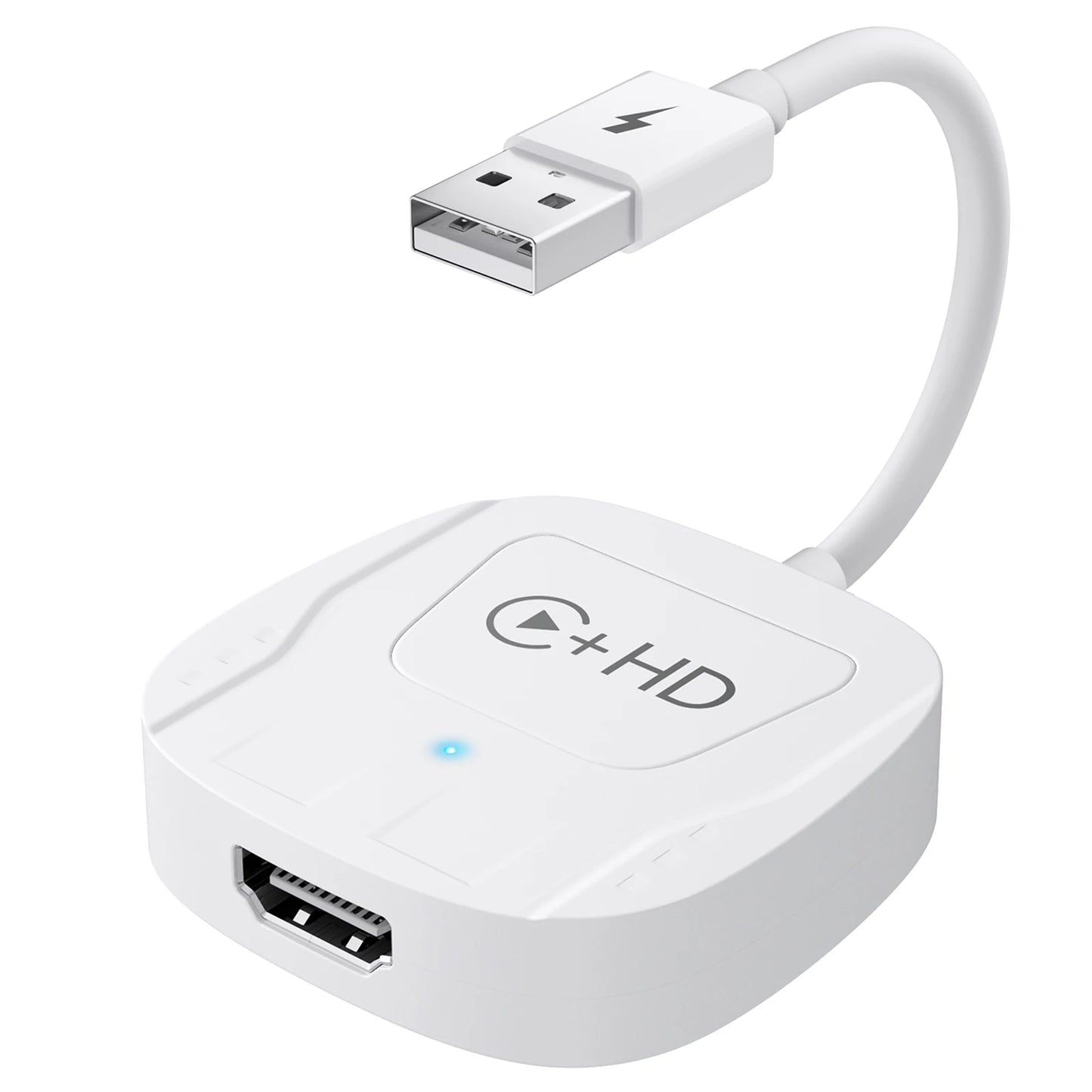 Adaptateur sans fil Carplay avec Youtube/Netflix/Tiktok, Dongle USB Carplay sans fil pour Carplay filaire en usine vers sans fil