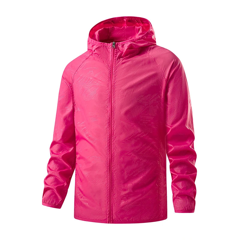 LNGXO-Vestes de randonnée imperméables pour hommes et femmes, coupe-vent de protection solaire, manteau de pluie d'escalade de camping, vêtements portables unisexes