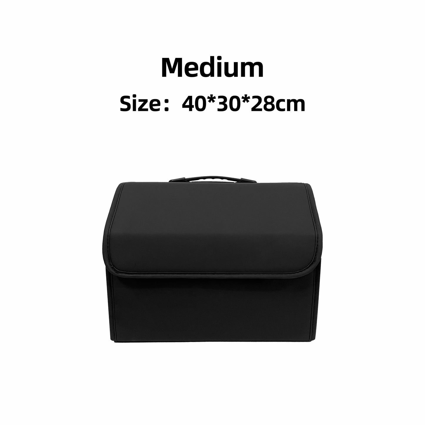 Boîte de rangement en cuir PU, organisateur de rangement de coffre de voiture pliable polyvalent, organisateur de coffre de voiture, rangement d'accessoires automobiles