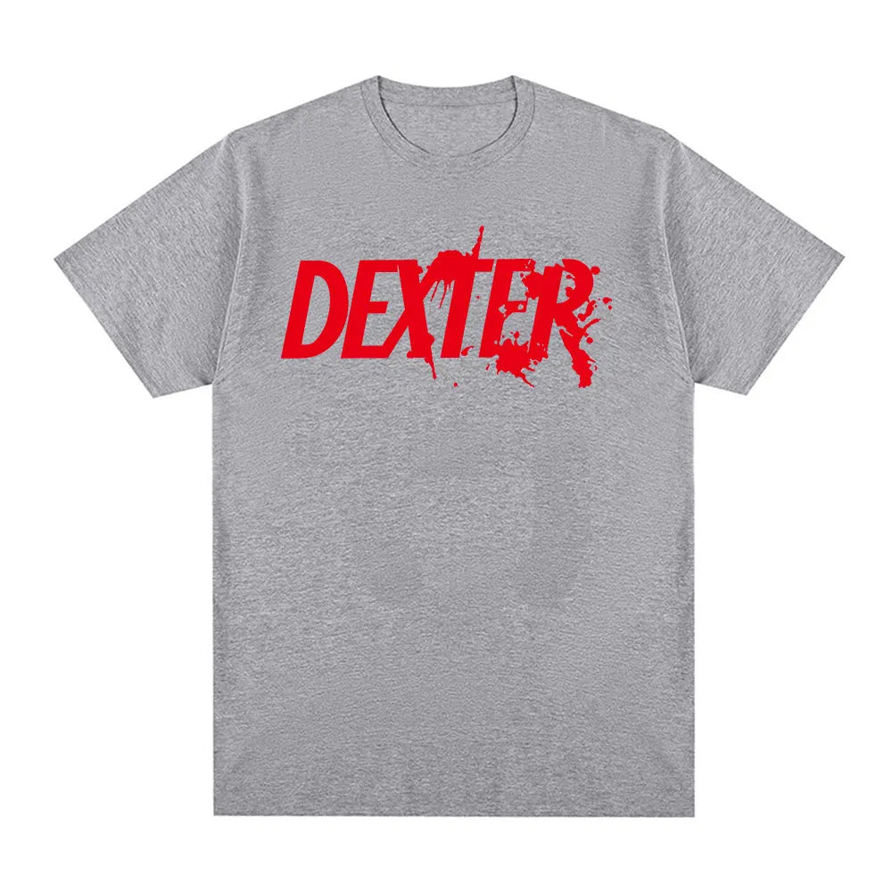 TV Play Dexter Morgan Logo imprimé T-shirts hommes femmes vêtements décontracté surdimensionné à manches courtes T-shirt en coton de haute qualité