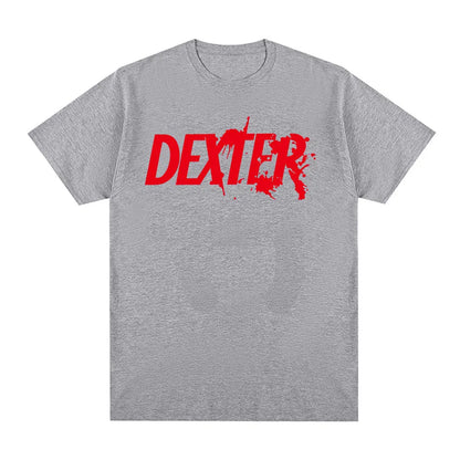 TV Play Dexter Morgan Logo imprimé T-shirts hommes femmes vêtements décontracté surdimensionné à manches courtes T-shirt en coton de haute qualité