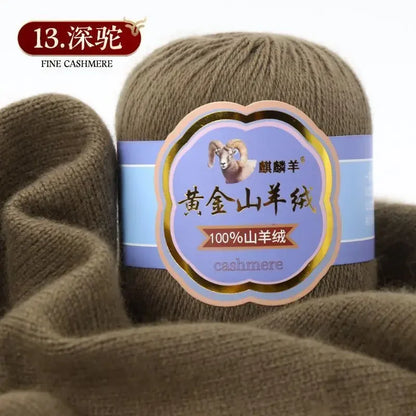 Fil de laine 100 cachemire pour optique moyenne ogo, écharpe, chaussettes, glafraîchement, chaud, 3 plis, crochet, doux pour la peau, 100% g/ensemble