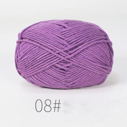 Fil à tricoter en coton doux, tissu mélangé, fil de velours en fibres épaisses, fil de laine au Crochet pour pull, bricolage