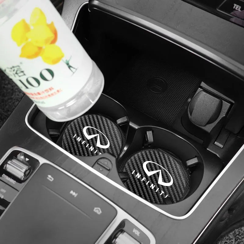Porte-gobelet de voiture, dessous de verre, tapis de rangement de tasse, accessoires pour Infiniti Q50 G37 FX30 FX35 Q60 QX50 M37 ESQ JX35 QX70 Q30 FX50