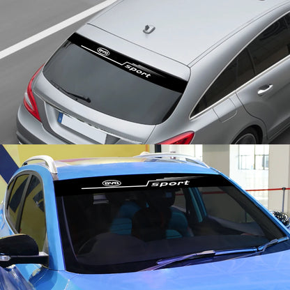 Autocollant en vinyle pour pare-brise de voiture, décalcomanie de décoration, accessoires de réglage automatique pour BYD F3 E6 Yuan Plus Atto F0 G3 I3 Ea1 Song Max Tang Dmi