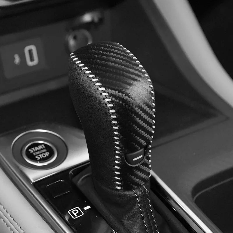 Convient pour NissanMagniteNew Sunshine pommeau de levier de vitesse couvercle levier de vitesse étui de protection poignée housse en cuir manette de vitesse manette de vitesse