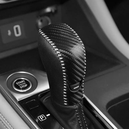Convient pour NissanMagniteNew Sunshine pommeau de levier de vitesse couvercle levier de vitesse étui de protection poignée housse en cuir manette de vitesse manette de vitesse