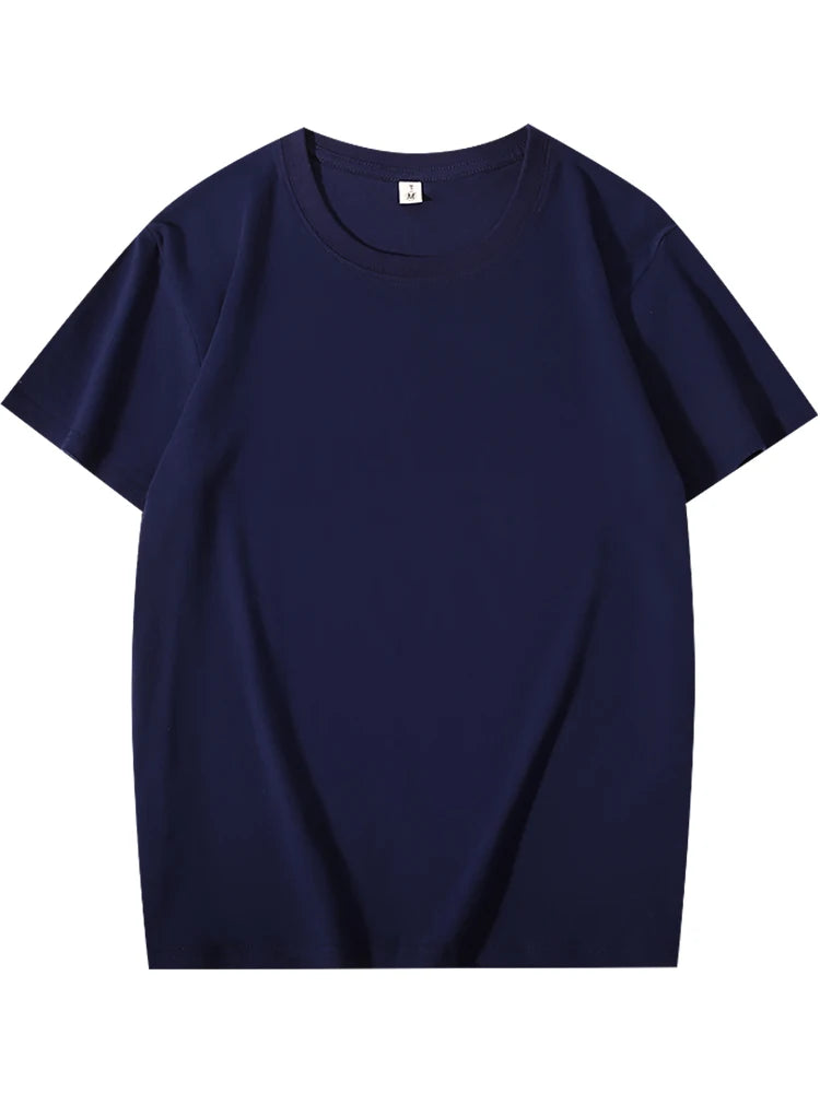 T-shirt personnalisé gratuit impression Logo Image vêtements de travail bricolage haut à manches courtes 100% coton entreprise broderie équipe Culture chemise