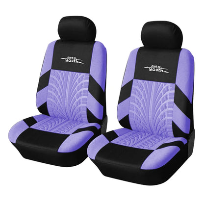 AU-UTH-Ensemble de Housses de Siège de Voiture Brodées, Protection Universelle Adaptée à la Plupart des Voitures, avec un Style Track Tatif