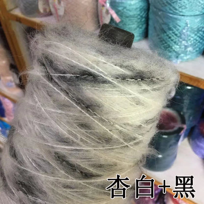 1 régiment de 500 grammes de laine Mohair ultra douce près du corps sans collant, foulards tricotés à la main, fil de pull