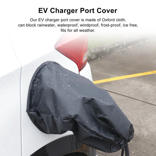 Couverture résistante aux intempéries, Port EV, étanche, poussière solaire, forte Adsorption magnétique pour voiture électrique