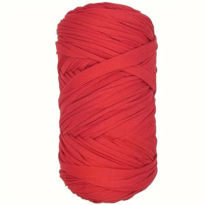 Fil à tricoter élastique de qualité supérieure 200g - Couleurs vibrantes pour sacs au crochet, paniers, tapis, cadeau de la Saint-Valentin |   Expédition 24h/24