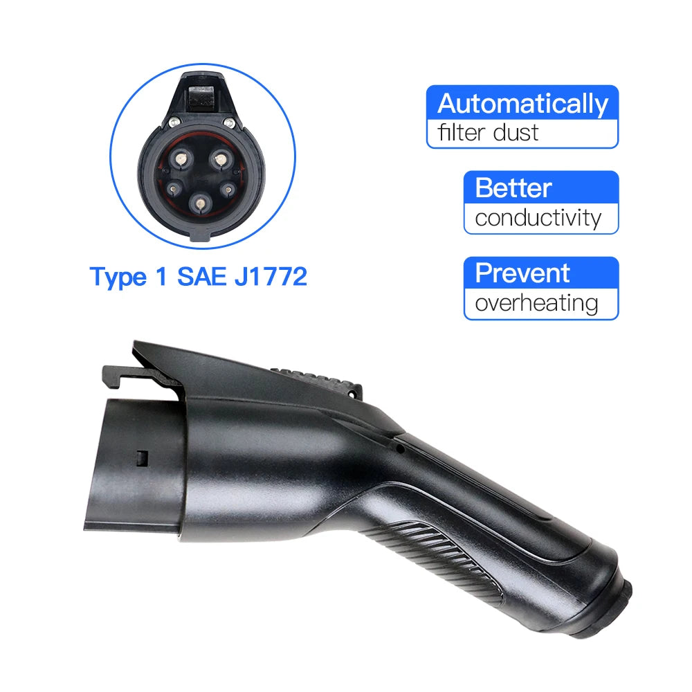 Kolanky Ev chargeur prise adaptateur Type 1 EVSE SAE J1772 convertisseur 16A 3.6kw 32A 7.2kw prise de véhicule de voiture électrique