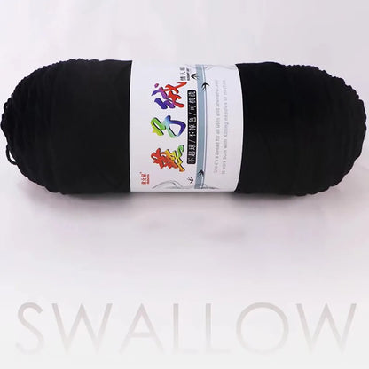 Fil de Laine Ogo Tissé à la Main pour Chandails, Écharpes, Crochet, Beurre, Lait, Fait à la Main, Grill, 200g par Pièce