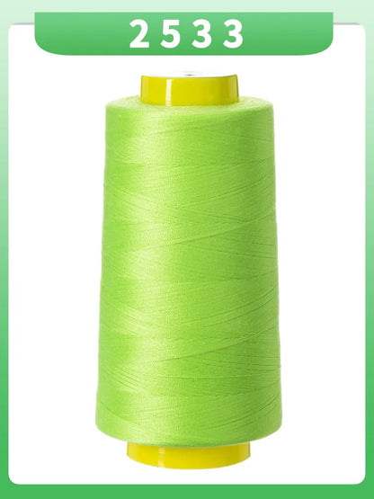 Fil à coudre ultra-fin 602-fil en polyester semblable à la soie à grande vitesse 60s/2 5000m, pour machine à broder et travaux d'aiguille délicats