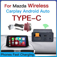 Adaptateur CarPlay Android Auto sans fil de type C, hub UBS, OEM pour Mazda 2, 3, 6, CX3, CX5, CX8, CX9, MX5, kit Demio ata MiTK78669U0C