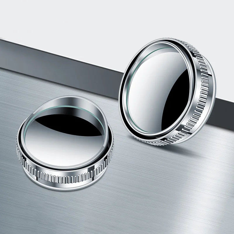 Miroir d'angle mort pour voiture, 2 pièces, rétroviseur de voiture, Vision complète 360, large colère, aide au stationnement, miroir convexe