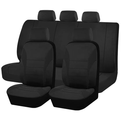 Housses de siège de voiture universelles en tissu Polyester, adaptées à la plupart des voitures, Suv, camion, avec Airbag, accessoires de voiture compatibles, housse de siège intérieur