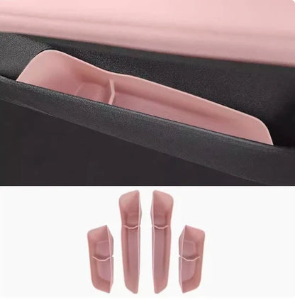 Boîte de rangement multifonctionnelle et Durable pour porte intérieure avant et arrière de voiture, 4 pièces, Protection de mouette BYD, accessoires de rangement étanches