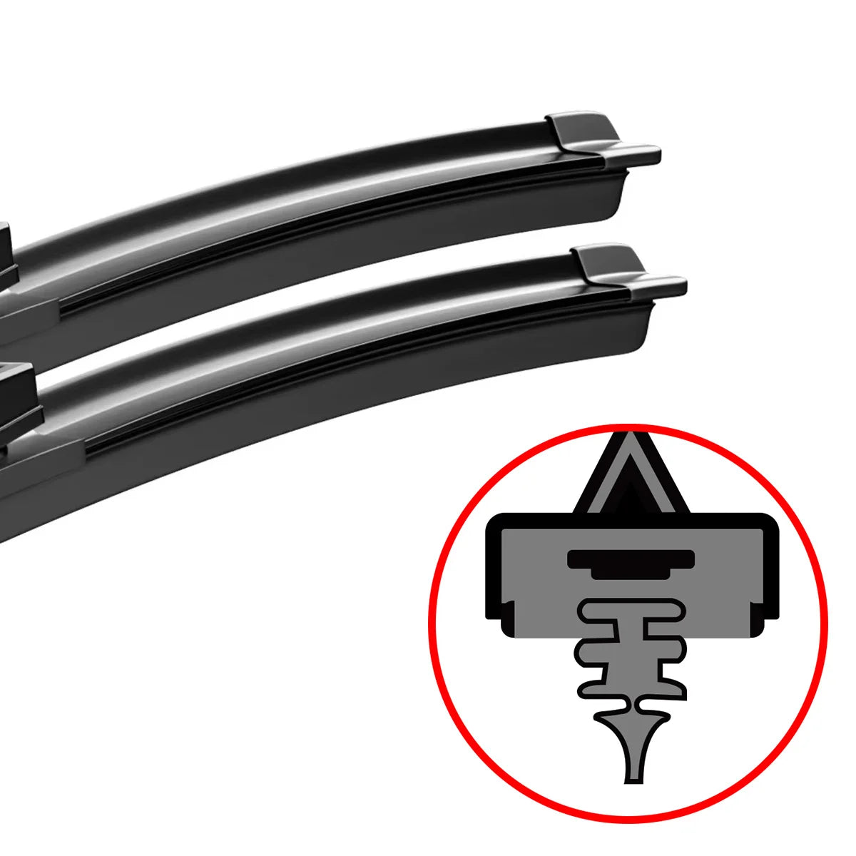 Les essuie-glaces de voiture conviennent aux accessoires de fenêtre de pare-brise de voiture Renault Trafic 2001-2023 2002 2008 2010 2015 2019 2020
